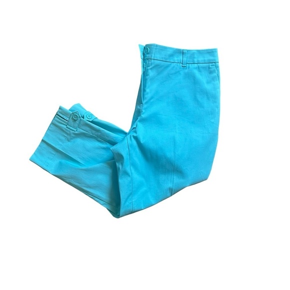 Talbots Pants - Talbots Cropped Pants Teal Size 8p